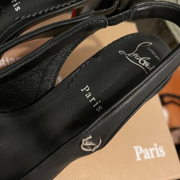 Christian Louboutin Sporty Kate Sling 55 mm Slingback pumps SZ 37 - Picture 4 of 7